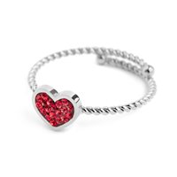 Anello Marlù Donna Time to in Acciaio Cristallo 18AN029R-M - 18AN029R-S